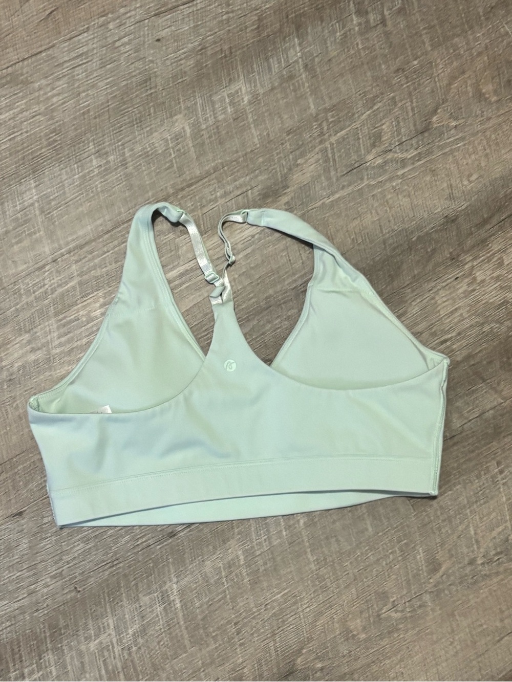 AYBL Pale Mint V-Neck Sports Bra - Picture 2 of 2